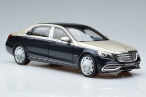 Mercedes Maybach S650 X222 Ezüstkék Norev 1:18 B66960615 Fém – 5. kép a 7-ből