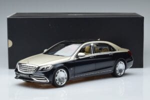 Mercedes Maybach S650 X222 Ezüstkék Norev 1:18 B66960615 Fém – 7. kép a 7-ből