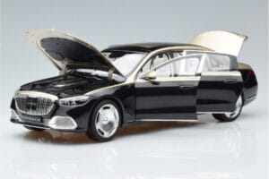 Mercedes Maybach S680 X223 Arany Fekete Metallic Norev 1:18 183917 Fém – 2. kép a 7-ből