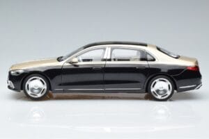 Mercedes Maybach S680 X223 Arany Fekete Metallic Norev 1:18 183917 Fém – 4. kép a 7-ből