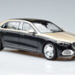 Mercedes Maybach S680 X223 Arany Fekete Metallic Norev 1:18 183917 Fém - image 5 of 7