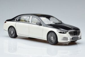 Mercedes Maybach S680 X223 Fehér Norev 1:18 B66961424 Fém – 5. kép a 7-ből