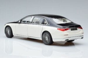 Mercedes Maybach S680 X223 Fehér Norev 1:18 B66961424 Fém – 6. kép a 7-ből