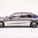 Mercedes Maybach S680 W223 Nautical Kék Cirrus Ezüst Almost Real 1:18 - image 4 of 8
