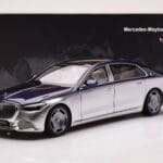 Mercedes Maybach S680 W223 Nautical Kék Cirrus Ezüst Almost Real 1:18 - image 8 of 8