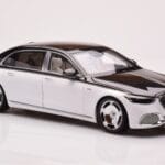 Mercedes Maybach S680 W223 Obsidian Fekete Diamond Fehér Almost Real 1:18 - image 5 of 7