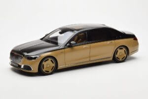 Mercedes Maybach S680 W223 Obsidian Fekete Sand Almost Real 1:18 820124