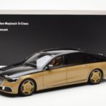 Mercedes Maybach S680 W223 Obsidian Fekete Sand Almost Real 1:18 - image 7 of 7