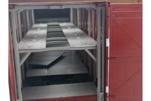 Mercedes O317 Porsche Transporter Piros CMR 1:18 CMR149 Fém – 5. kép a 12-ből