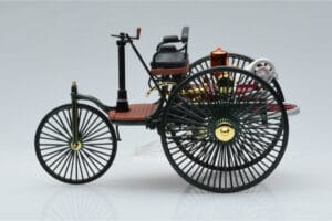 Mercedes Patent Motorwagen Zöld Norev 1:18 183701 Fém – 3. kép a 6-ből