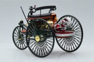 Mercedes Patent Motorwagen Zöld Norev 1:18 183701 Fém – 5. kép a 6-ből