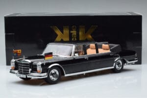 Mercedes 600 Pullman W100 Landaulet Queen Elizabeth II KK-Scale 1:18 KKDC181185 Fém – 6. kép a 6-ből