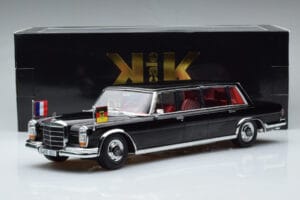 Mercedes 600 Pullman W100 W. Brandt G. Pompidou KK-Scale 1:18 KKDC181134 Fém – 6. kép a 6-ből