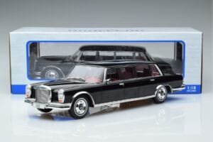 Mercedes 600 LWB Pullman W100 Fekete MCG 1:18 MCG18187 Fém – 6. kép a 6-ből