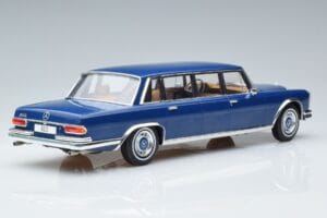 Mercedes S-Class 600 W100 LWB Pullman Sötétkék MCG 1:18 MCG18189 Fém – 2. kép a 6-ből