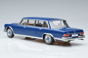 Mercedes S-Class 600 W100 LWB Pullman Sötétkék MCG 1:18 MCG18189 Fém – 5. kép a 6-ből