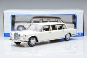 Mercedes S-Class 600 W100 LWB Pullman Fehér MCG 1:18 MCG18188 Fém – 6. kép a 6-ből