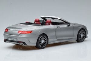 Mercedes S-Class A217 Kabrió Szürke Norev 1:18 B66960355 Fém – 3. kép a 8-ből