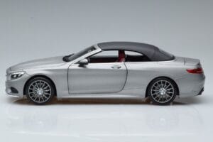 Mercedes S-Class A217 Kabrió Szürke Norev 1:18 B66960355 Fém – 4. kép a 8-ből