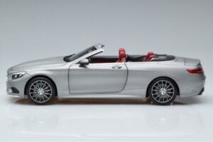 Mercedes S-Class A217 Kabrió Szürke Norev 1:18 B66960355 Fém – 5. kép a 8-ből