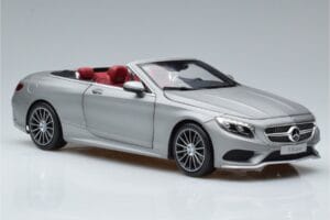 Mercedes S-Class A217 Kabrió Szürke Norev 1:18 B66960355 Fém – 6. kép a 8-ből
