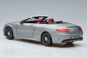 Mercedes S-Class A217 Kabrió Szürke Norev 1:18 B66960355 Fém – 7. kép a 8-ből