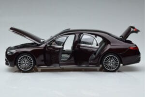 Mercedes S-Class W223 AMG Line Piros Norev 1:18 183804 Fém – 4. kép a 8-ből