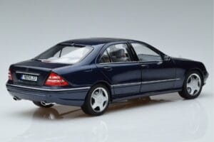 Mercedes S55 AMG W220 Kék Norev 1:18 183817 Fém – 3. kép a 7-ből
