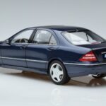 Mercedes S55 AMG W220 Kék Norev 1:18 183817 Fém - image 6 of 7