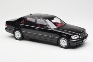 Mercedes S600 W140 Fekete Norev 1:18 183722 Fém – 6. kép a 8-ből
