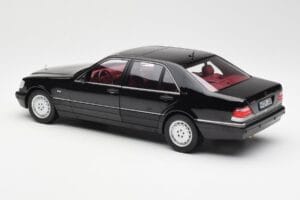 Mercedes S600 W140 Fekete Norev 1:18 183722 Fém – 7. kép a 8-ből