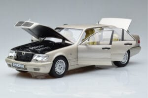 Mercedes S600 W140 Ezüst Norev 1:18 183723 Fém – 2. kép a 7-ből