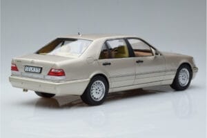 Mercedes S600 W140 Ezüst Norev 1:18 183723 Fém – 3. kép a 7-ből