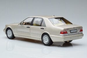 Mercedes S600 W140 Ezüst Norev 1:18 183723 Fém – 6. kép a 7-ből
