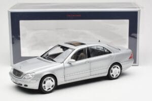 Mercedes S600 W220 Ezüst Metallic Norev 1:18 183810 Fém – 8. kép a 8-ből