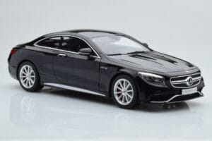 Mercedes AMG S63 C217 Coupe Fekete GT Spirit 1:18 ZM041 Gyanta – 4. kép a 6-ből