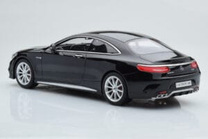 Mercedes AMG S63 C217 Coupe Fekete GT Spirit 1:18 ZM041 Gyanta – 5. kép a 6-ből