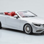 Mercedes AMG S65 A217 Kabrió Ezüst GT Spirit 1:18 - image 4 of 6