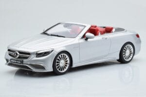 Mercedes AMG S65 A217 Kabrió Ezüst GT Spirit 1:18 GT764