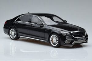 Mercedes AMG S65 W222 Fekete GT Spirit 1:18 GT228 Gyanta – 4. kép a 6-ből