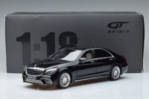 Mercedes AMG S65 W222 Fekete GT Spirit 1:18 GT228 Gyanta – 6. kép a 6-ből