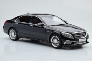 Mercedes AMG S65 W222 Fekete GT Spirit 1:18 ZM043 Gyanta – 4. kép a 6-ből