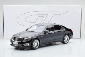 Mercedes AMG S65 W222 Fekete GT Spirit 1:18 ZM043 Gyanta – 6. kép a 6-ből