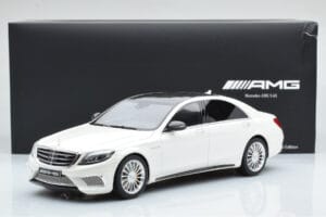 Mercedes AMG S65 W222 Fehér GT Spirit 1:18 B66960371 Gyanta – 8. kép a 8-ből