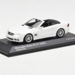 Mercedes SL 55 AMG R230 Fehér Minichamps 1:43 - image 2 of 4