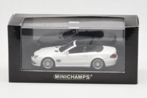 Mercedes SL 55 AMG R230 Fehér Minichamps 1:43 400036170 Fém – 4. kép a 4-ből
