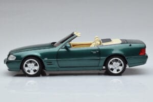 Mercedes SL500 R129 Zöld Metál Norev 1:18 183753 Fém – 5. kép a 8-ből