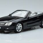 Mercedes SL500 R230 Fekete Norev 1:18 183840 Fém