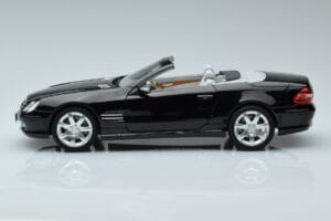 Mercedes SL500 R230 Fekete Norev 1:18 183840 Fém – 4. kép a 8-ből