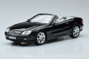 Mercedes SL500 R230 Fekete Norev 1:18 183840 Fém